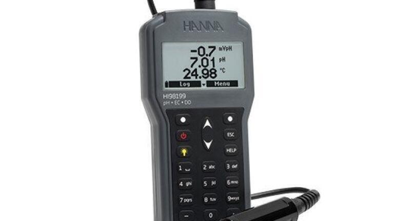 HI98199 - pH, EC, DO Waterproof Meter